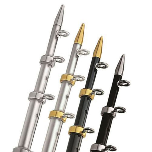 TACO Pair 15' Telescopic Outrigger Poles 1-1/8" - OT-0441BKA15
