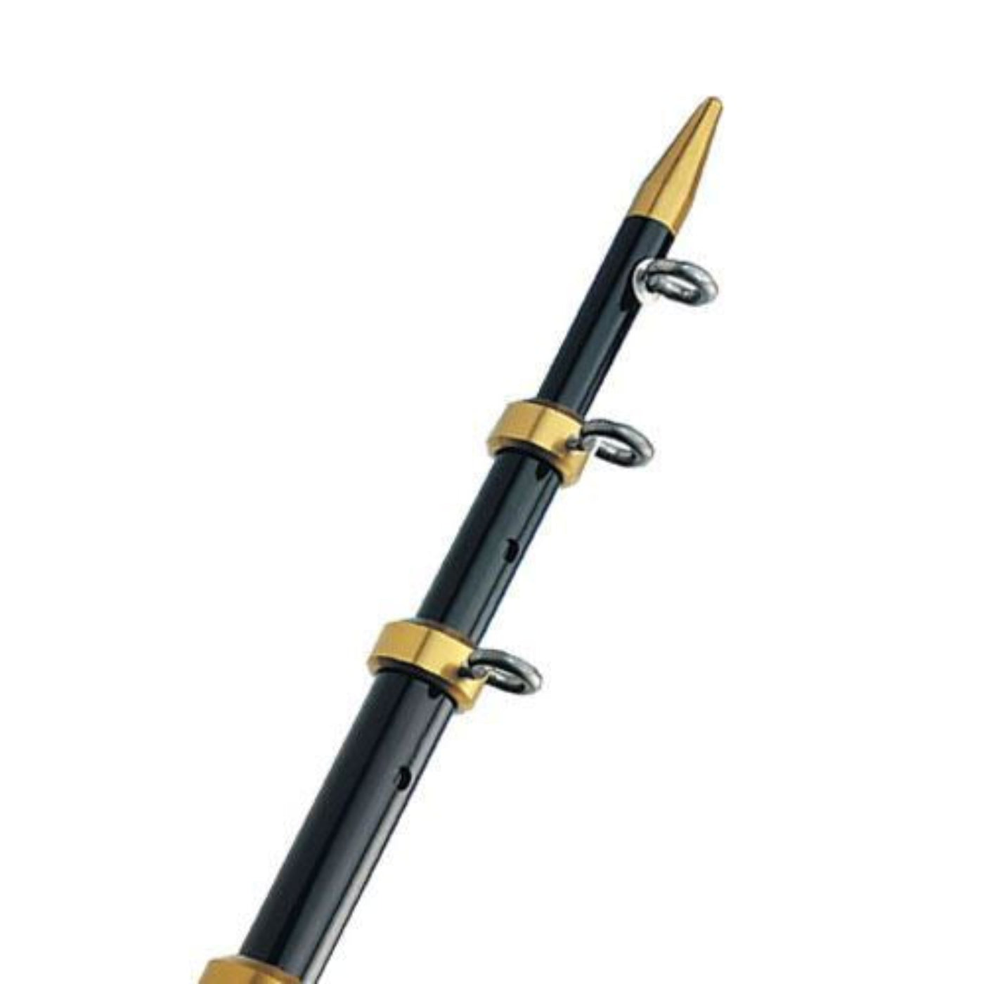 TACO Marine HD 15' Aluminum Tele-Outrigger Poles Sport Fishing / Outrigger Poles OT Series - OT-0541VEL15-HD
