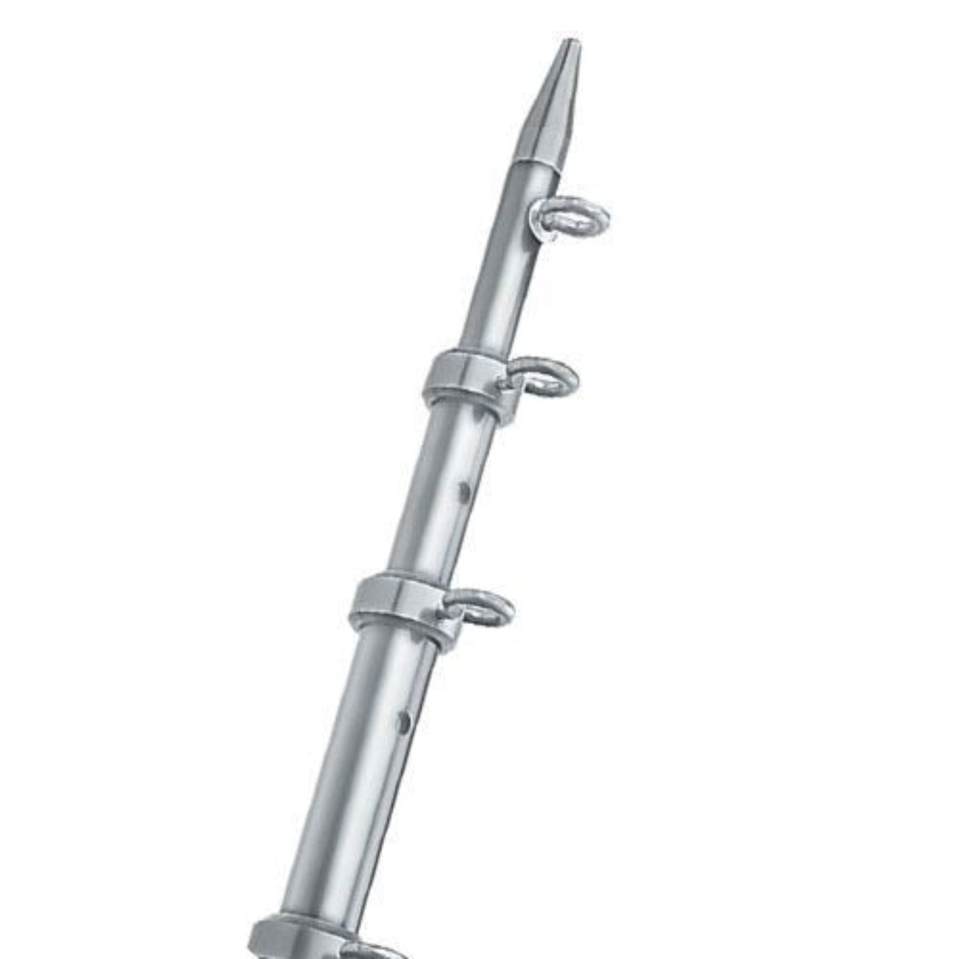 TACO Marine 18' 1-1/2"Diameter Aluminum Tele-Outrigger Poles Sport Fishing / Outrigger Poles OT Series