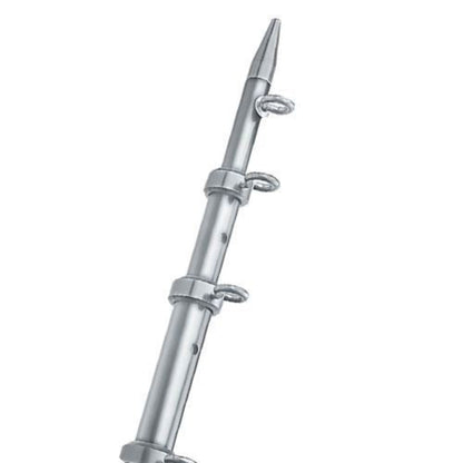 TACO Marine 18' 1-1/2"Diameter Aluminum Tele-Outrigger Poles Sport Fishing / Outrigger Poles OT Series