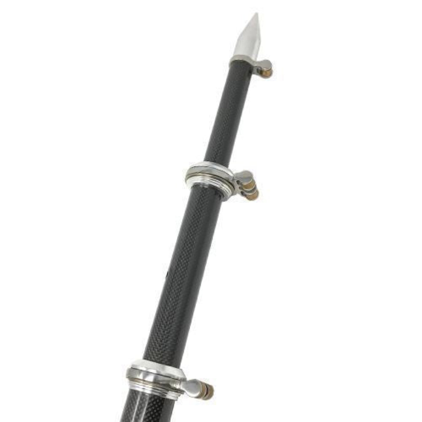 TACO Marine 16' Carbon Fiber Tele-Outrigger Poles Black w/Silver - OT-3160CF