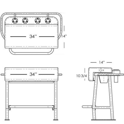 Taco Marine Neptune Premium Seating / Leaning Posts - L10-1001-1