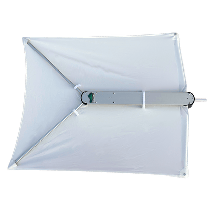 TACO Marine ShadeFin with White Fabric, Bag & Fixed Mount Kit - T10-3000-3