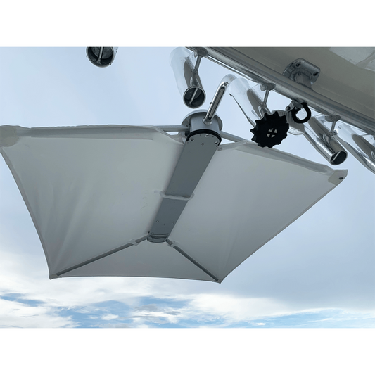 TACO Marine ShadeFin with White Fabric & Bag Kit - T10-3000-1