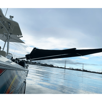 TACO Marine ShadeFin with Black Fabric, Bag & Fixed Mount Kit - T10-3000-4