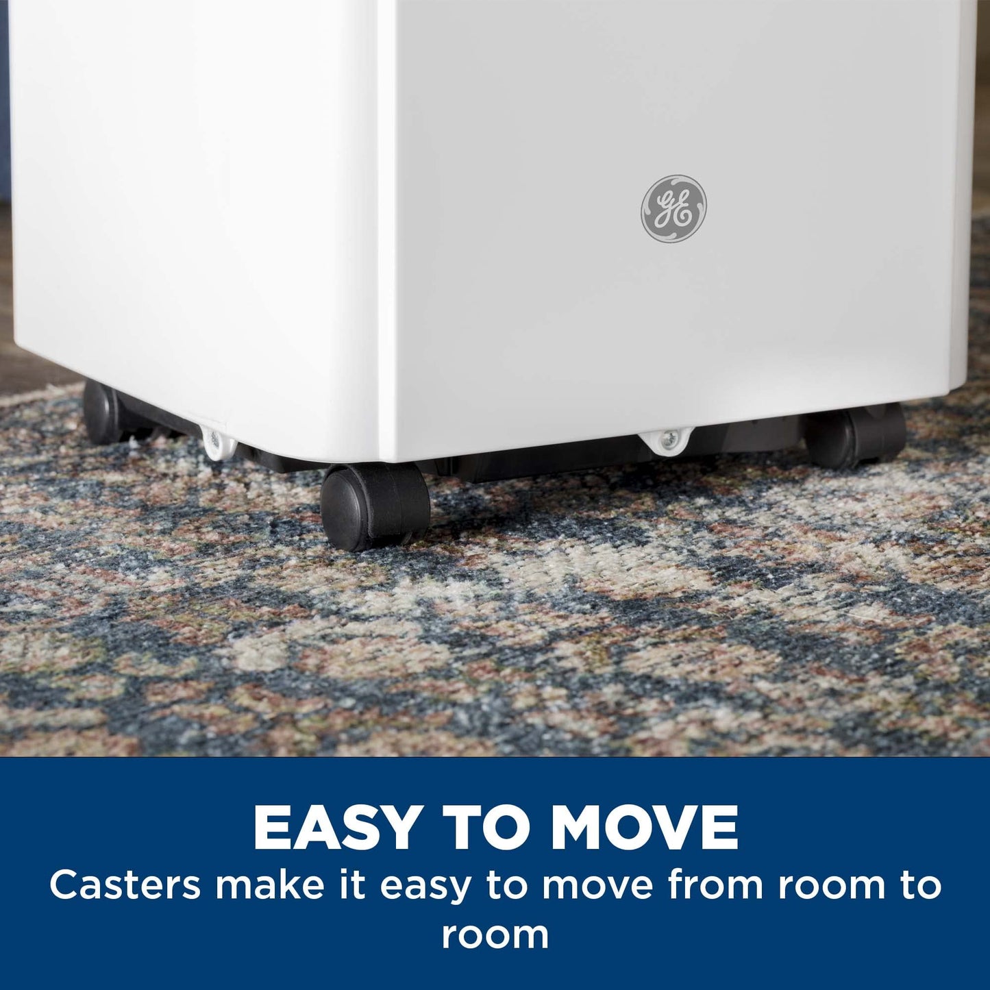 GE APPLIANCES APFD06JASW GE(R) 6,100 BTU Portable Air Conditioner with Dehumidifier and Remote, White - APFD06JASW-KT