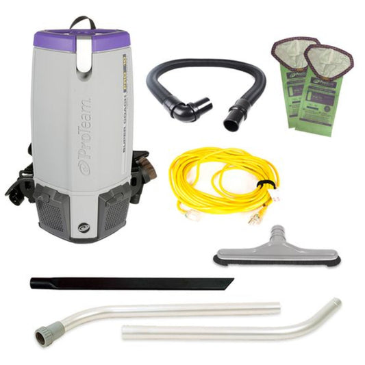 Proteam Supercoach Pro 6QT, Backpack Vacuum, 11.6lbs - 107742