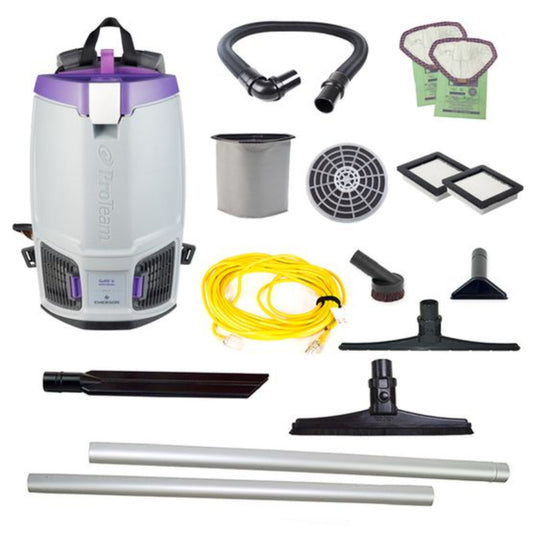 Proteam Gofit 6QT, Backpack Vacuum, 12.9lbs - 107749