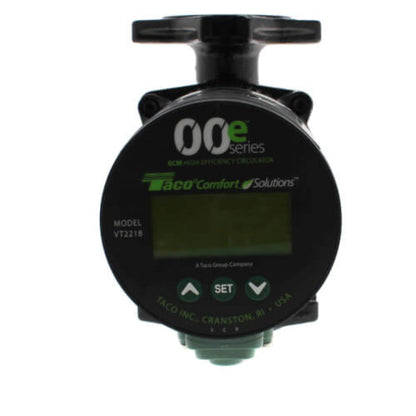 Taco VT2218-HY2-4C1A00 1/25 HP 110V Cast Iron Circulator Pump for Delta-T ECM Hydronic Systems - VT2218-HY2-4C1A00