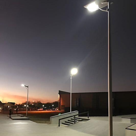 Solar LED Street Light 40 Watt 4300 Lumens 5000K Parking Lot Light Solar All in One Street Light  - AVS-AI1-40W