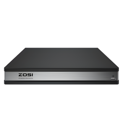 Zosi C182 4K 12 Camera 16CH POE NVR Security System + 4TB Hard Drive - C182 4K 12