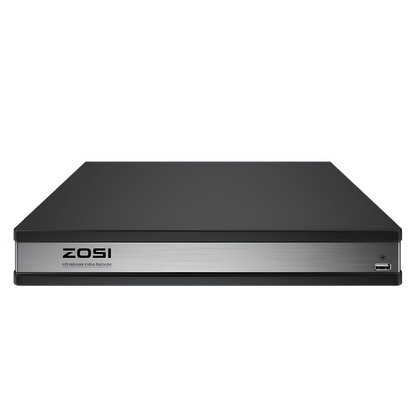 Zosi C225 4K 16CH 12 Camera POE Security System + 4TB Hard Drive - C225 4K 16