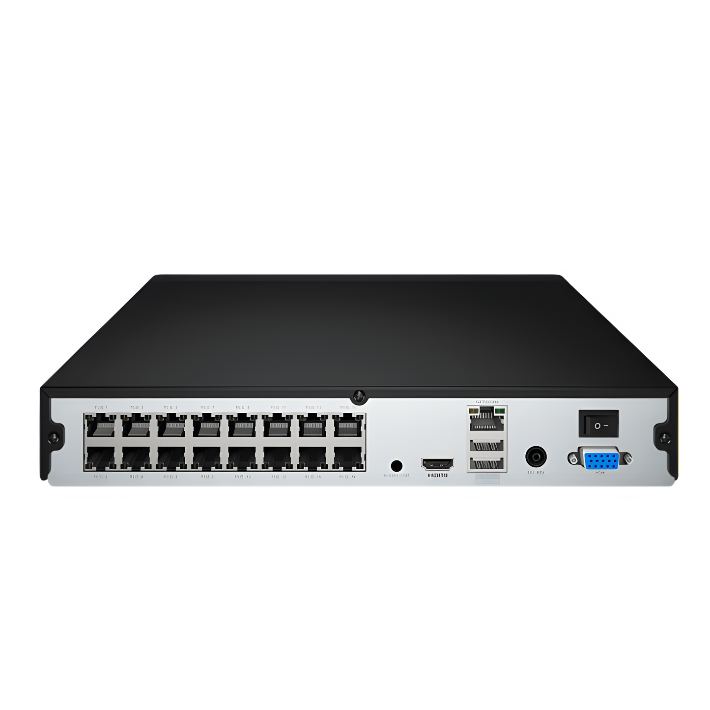 Zosi C225 4K 16 Channel 8-Cam PoE NVR System + 4TB Hard Drive - C225 4K 16