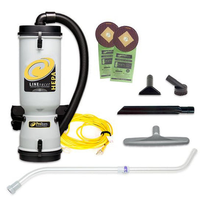 ProTeam  LineVacer ULPA, Backpack Vacuum, 10QT, ULPA, 13lbs - 107141