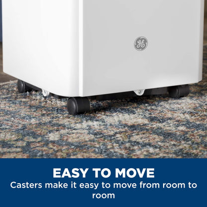 GE APPLIANCES APFD05JASW GE(R) 5,100 BTU Portable Air Conditioner with Dehumidifier and Remote, White - APFD05JASW-KT