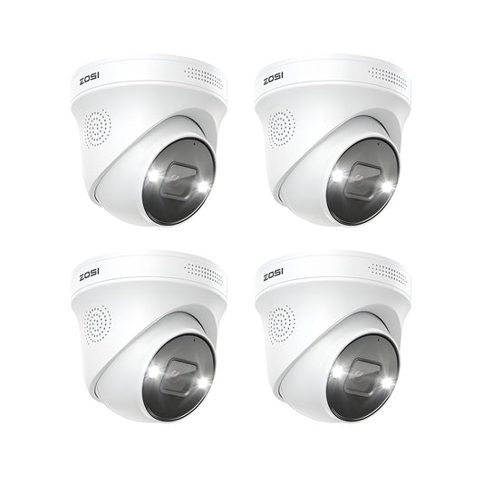Zosi C225 4K Starlight PoE IP Camera + Optional Cloud/Local Storage - C22545