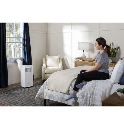 GE APPLIANCES APFD05JASW GE(R) 5,100 BTU Portable Air Conditioner with Dehumidifier and Remote, White - APFD05JASW-KT