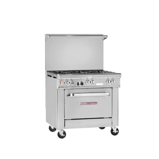 Southbend  Ultimate Gas Range 36", 4 Non-Clog Burners, 12" Manual Griddle With Cabinet Base 150,000 BTU - 4361C-1G