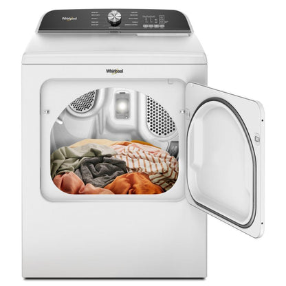 WHIRLPOOL WED6150PW 7.0 Cu. Ft. Whirlpool® Top Load Electric Dryer with Moisture Sensor - WED6150PW-KT