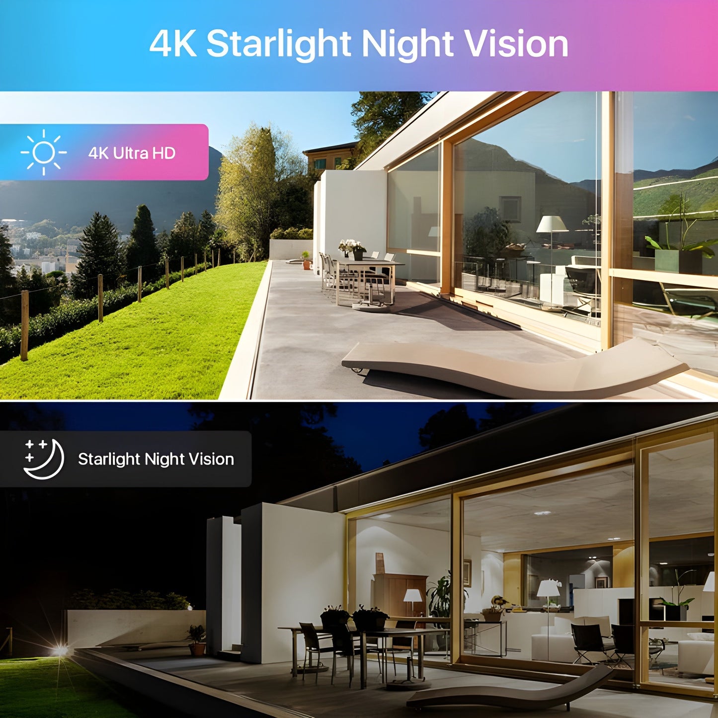 Zosi C225 4K Starlight PoE IP Camera + Optional Cloud/Local Storage - C22545