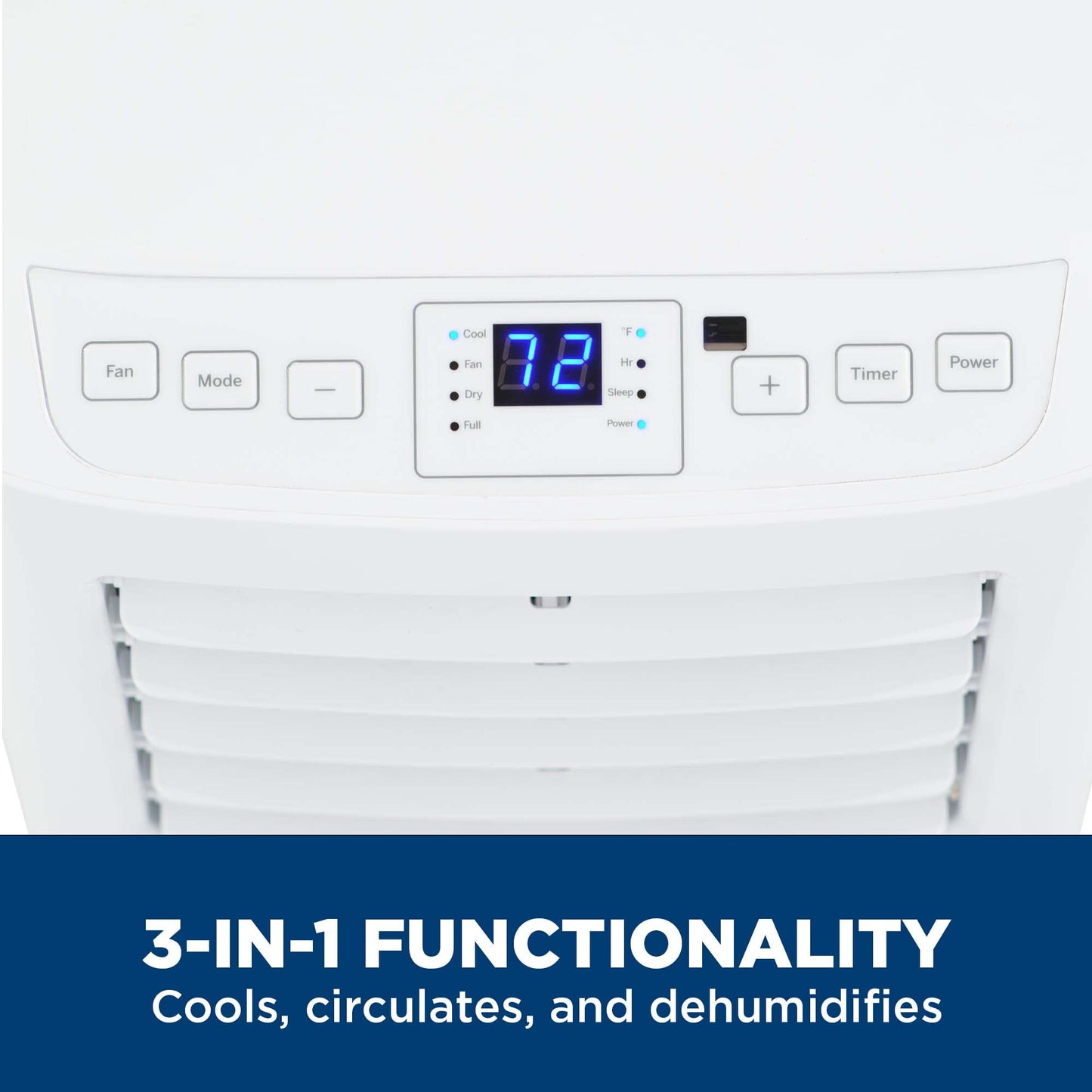 GE APPLIANCES APFD05JASW GE(R) 5,100 BTU Portable Air Conditioner with Dehumidifier and Remote, White - APFD05JASW-KT