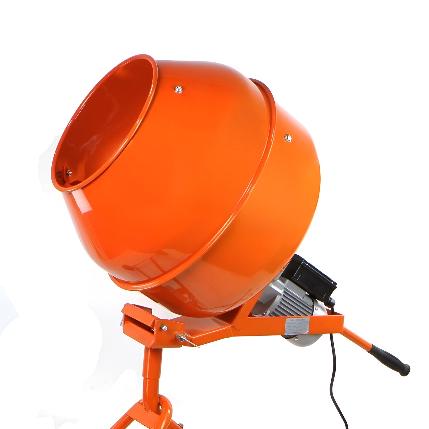 Stark USA Portable 5.0 Cu Ft Electric Cement Mixer Stucco Mortar Concrete 1/2HP - 67001