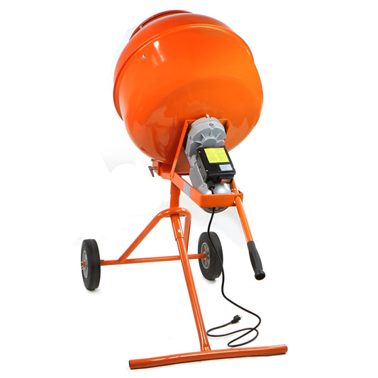 Stark USA Portable 5.0 Cu Ft Electric Cement Mixer Stucco Mortar Concrete 1/2HP - 67001
