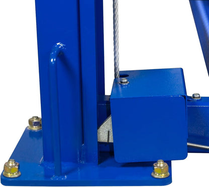 WEIZE 8500lbs 4 Post Car Lift with Caster Kits, Auto Car Storage Lift for Home Parking Garage - PLA-1030