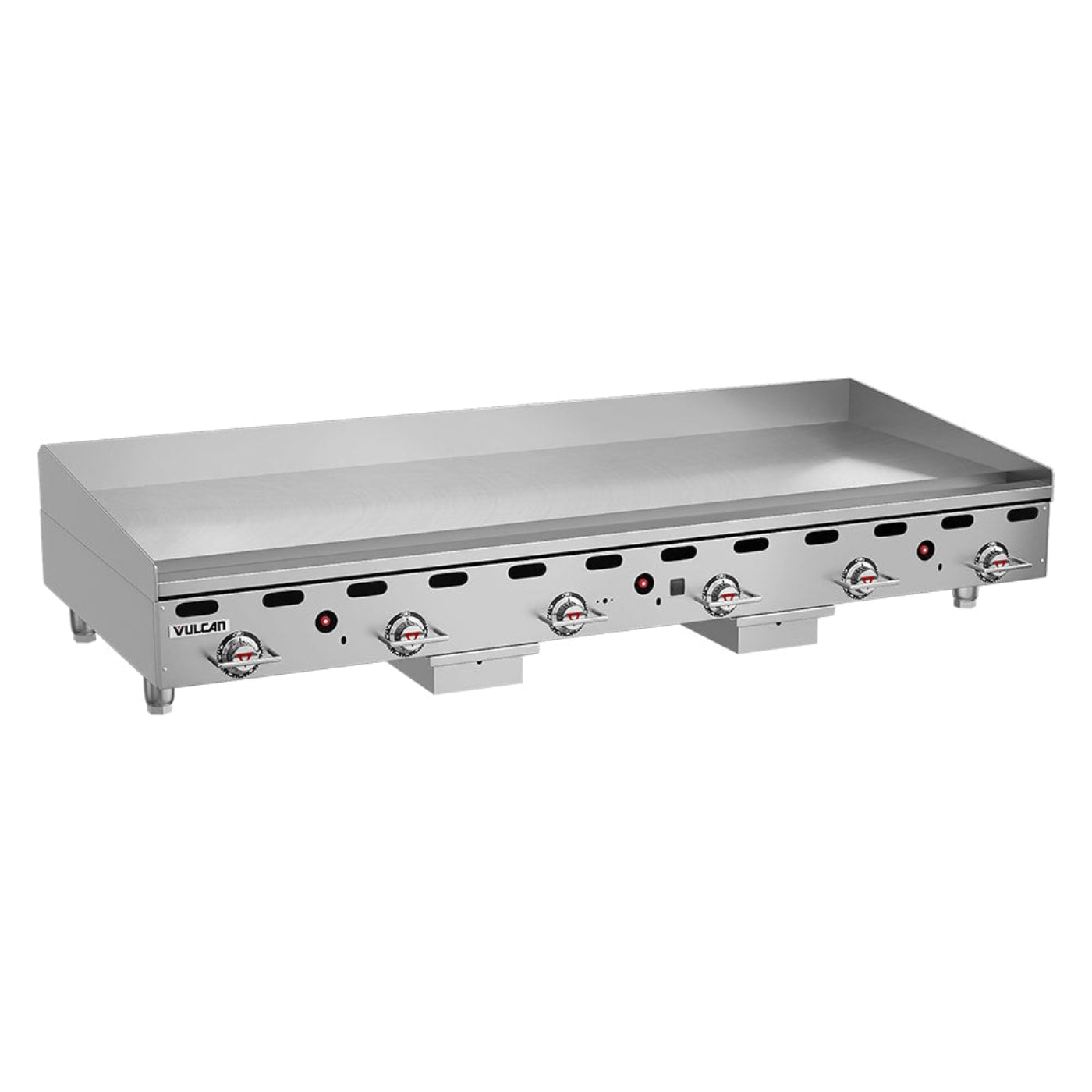 Vulcan MSA72 72" Natural Gas Griddle with Snap Action Thermostatic Control - 162,000 BTU - MSA72 NG