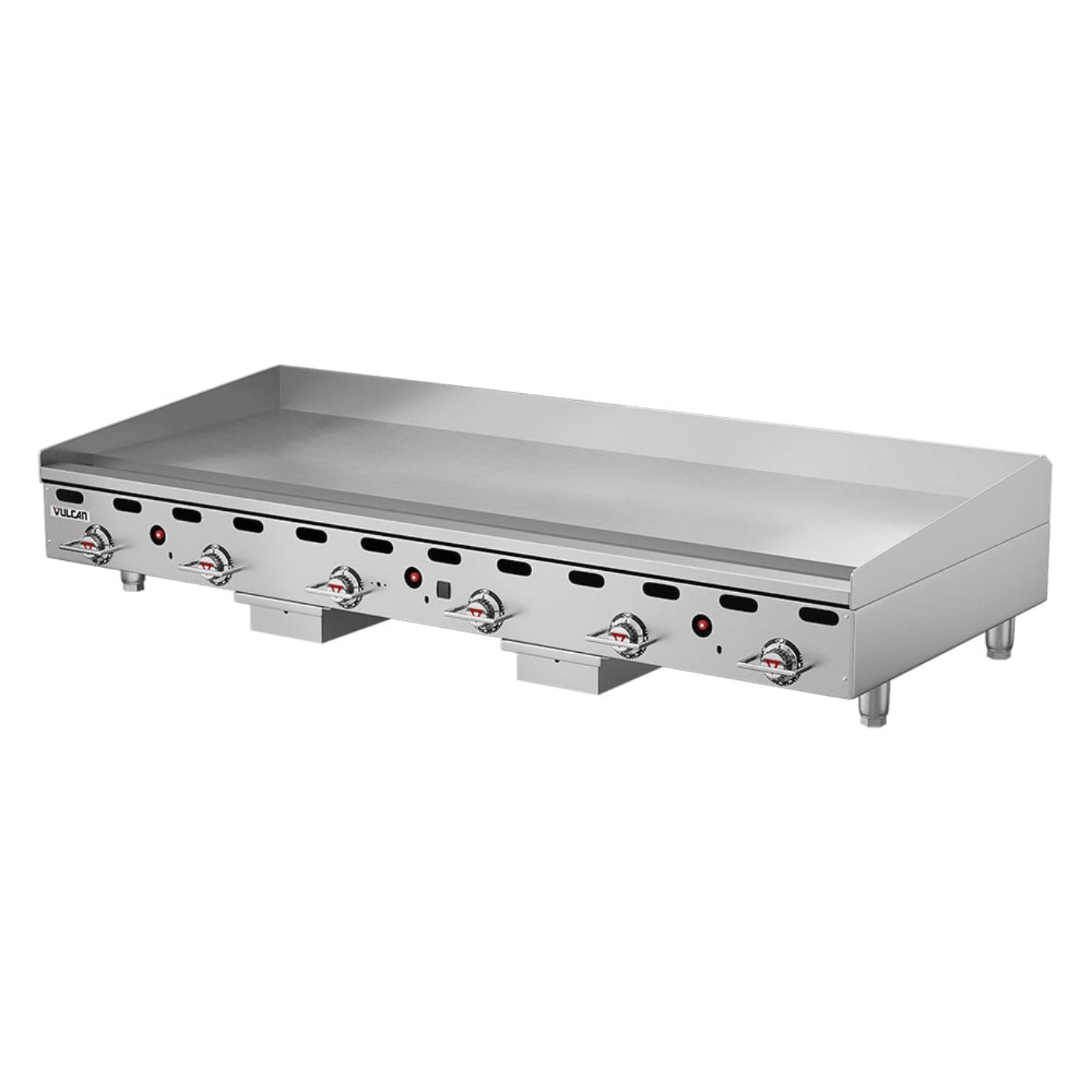 Vulcan MSA72 72" Natural Gas Griddle with Snap Action Thermostatic Control - 162,000 BTU - MSA72 NG