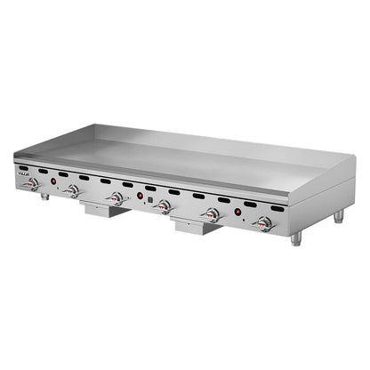Vulcan MSA72 72" Natural Gas Griddle with Snap Action Thermostatic Control - 162,000 BTU - MSA72 NG