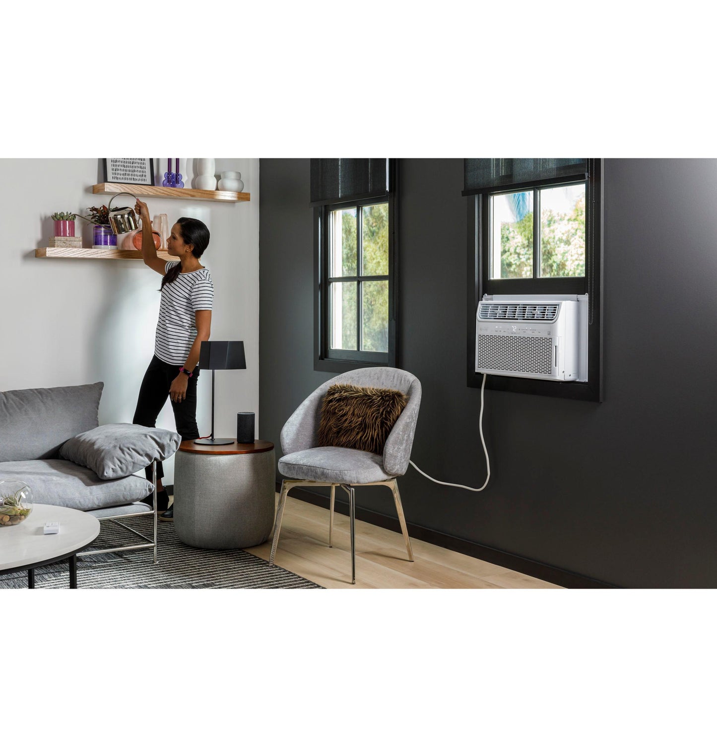 GE APPLIANCES 12,000 BTU Inverter Smart Window Air Conditioner - AHTR12AC-KT