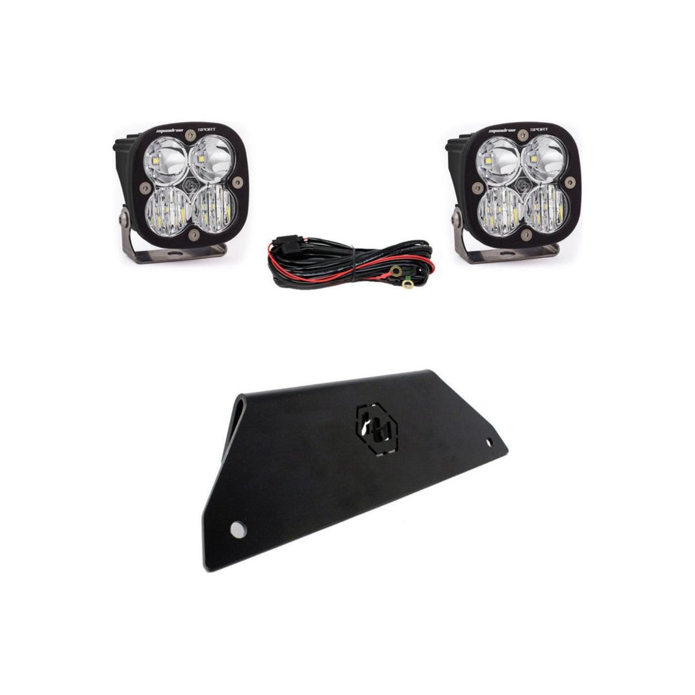 Baja Designs Polaris RZR Pro / Turbo R Squadron Sport Bumper Lower Mount Light Kit - 447169