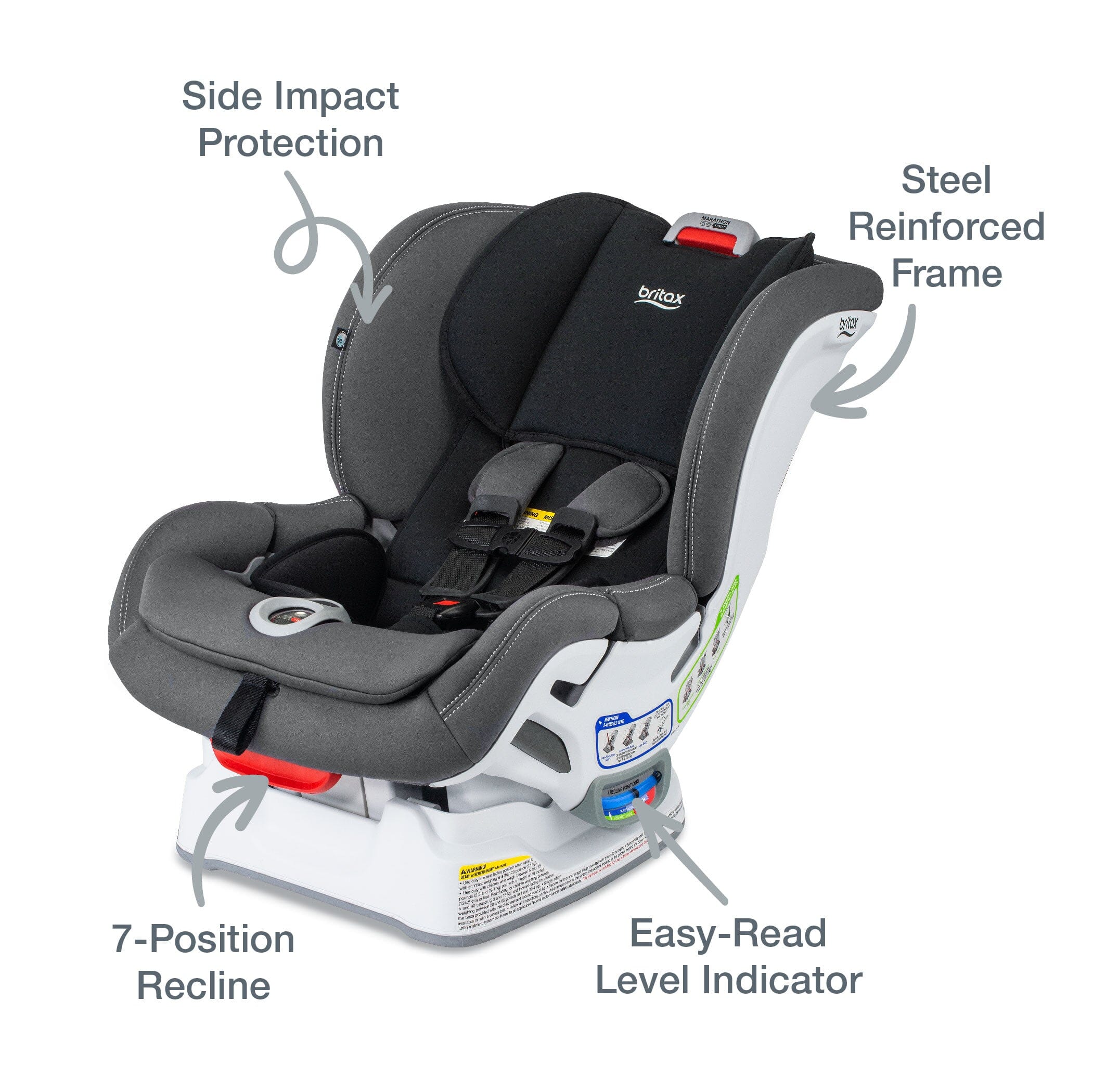 Britax Marathon ClickTight Convertible Car Seat - E1C822T