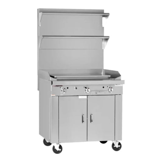 Southbend Platinum,  Gas Range 24” Plancha With Cabinet Base 32000 BTU - P24C-PP