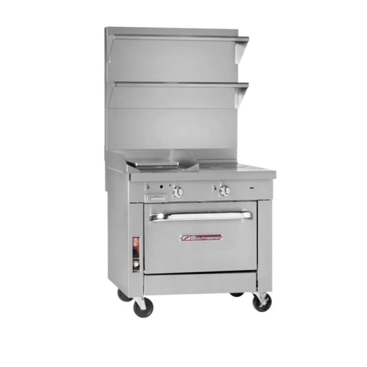 Southbend Platinum,  Gas Range , 36”, 4 Non-Clog Burners With Hot Top Modular – 172000 Total BTU - P36N-BBH