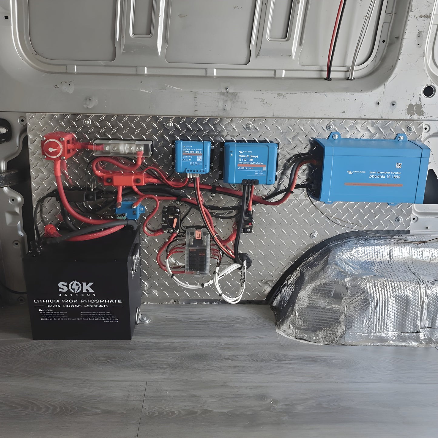 SOK Battery [206Ah] 12V LiFePO4 Deep Cycle Lithium Solar Battery