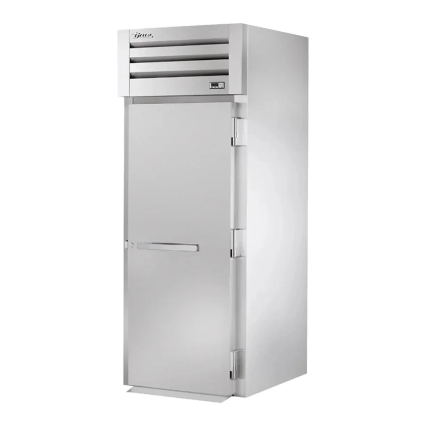 True 35" Spec Series Aluminum Stainless Steel Full Height Insulated Mobile Heated Cabinet with 1 Rack Capacity, Silver,115/208-230v/1ph - STA1HRI89-1S