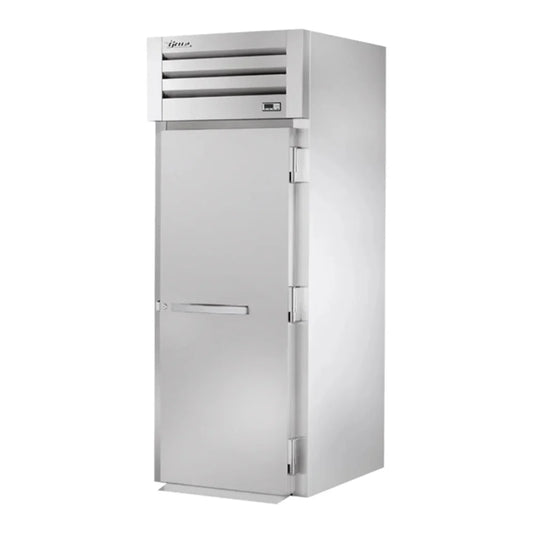 True 35" Spec Series Aluminum Stainless Steel Full Height Insulated Mobile Heated Cabinet with 1 Rack Capacity, Silver,115/208-230v/1ph - STA1HRI89-1S