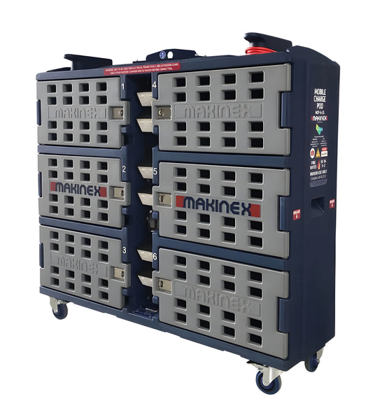 Makinex Mobile Charge Pod - PowerGen USA - MCP-6-SS-US