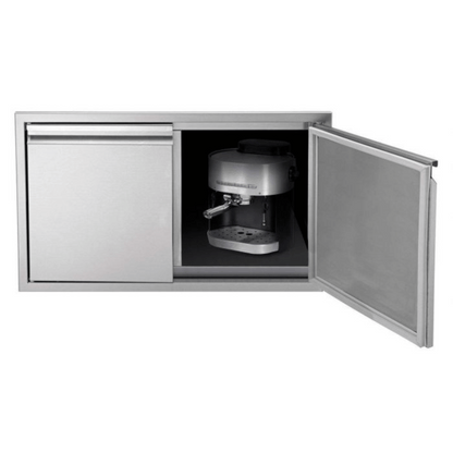 Twin Eagles 36 x 21-Inch Low Profile Sealed Stainless Steel Dry Storage Pantry - TEDS36-B