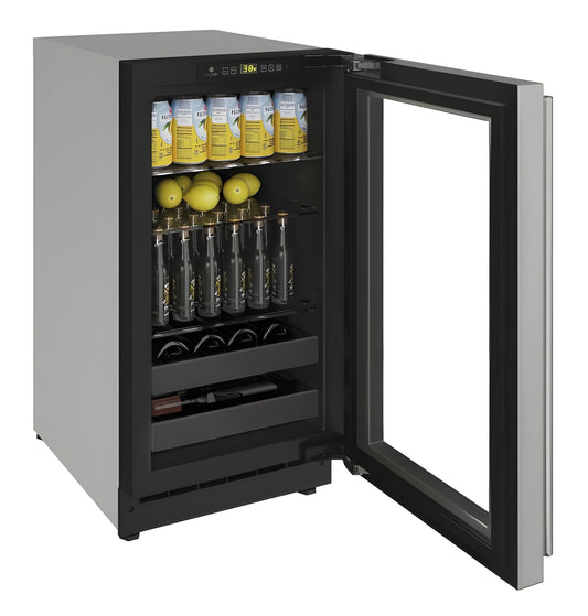 U-Line - 18" 2000 Series Beverage Center - 2218BEV - U-2218BEVS-13A
