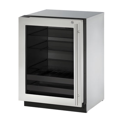 U-Line - 24" 2000 Series Beverage Center - 2224BEV - U-2224BEVS-00B