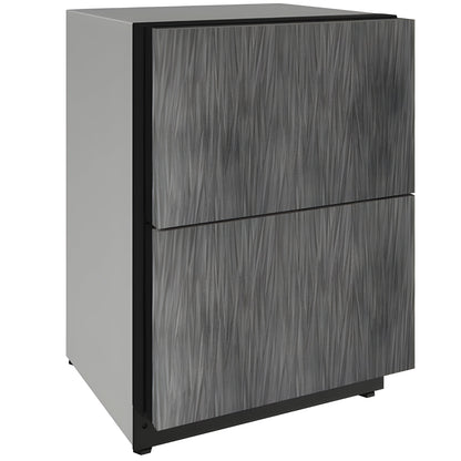 U-Line - 24" 2000 Series Refrigerator Drawers - 2224DWR -U-2224DWRS-00A