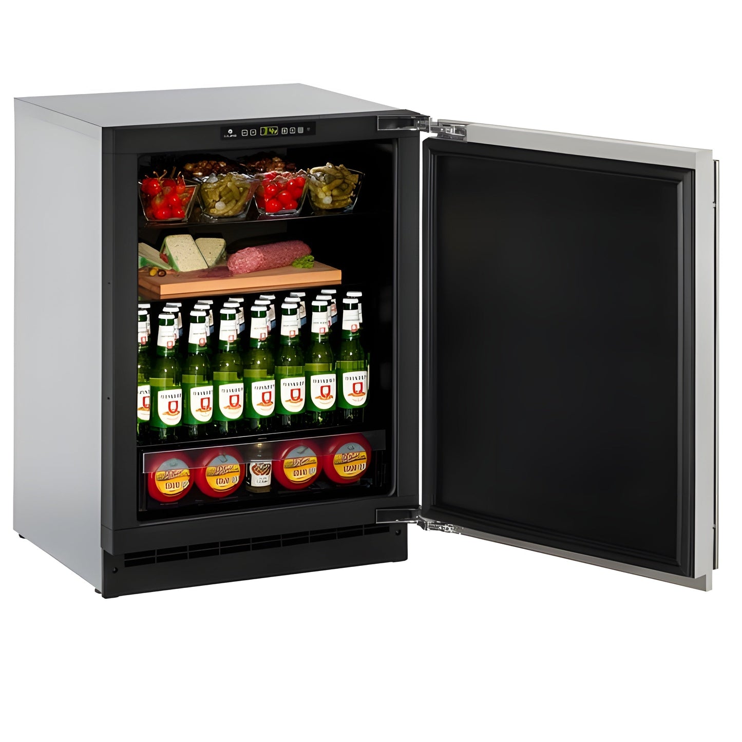 U-Line - 24" 2000 Series Refrigerator - 2224R - U-2224RS-00B