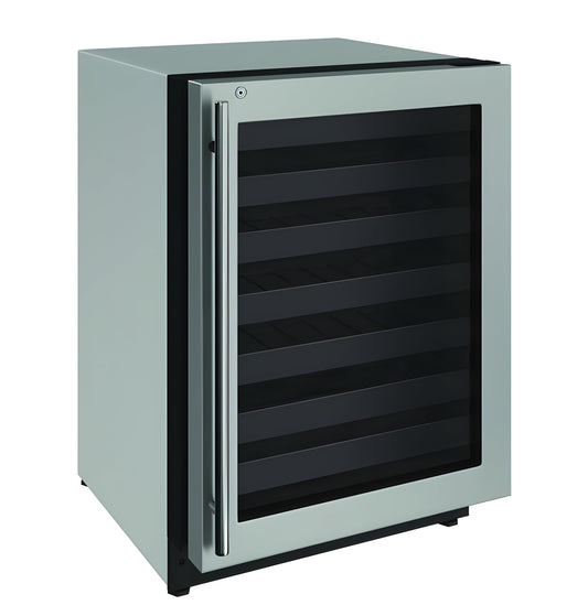 U-Line - 24" 2000 Series Wine Refrigerator - 2224WC - U-2224WCS-13A