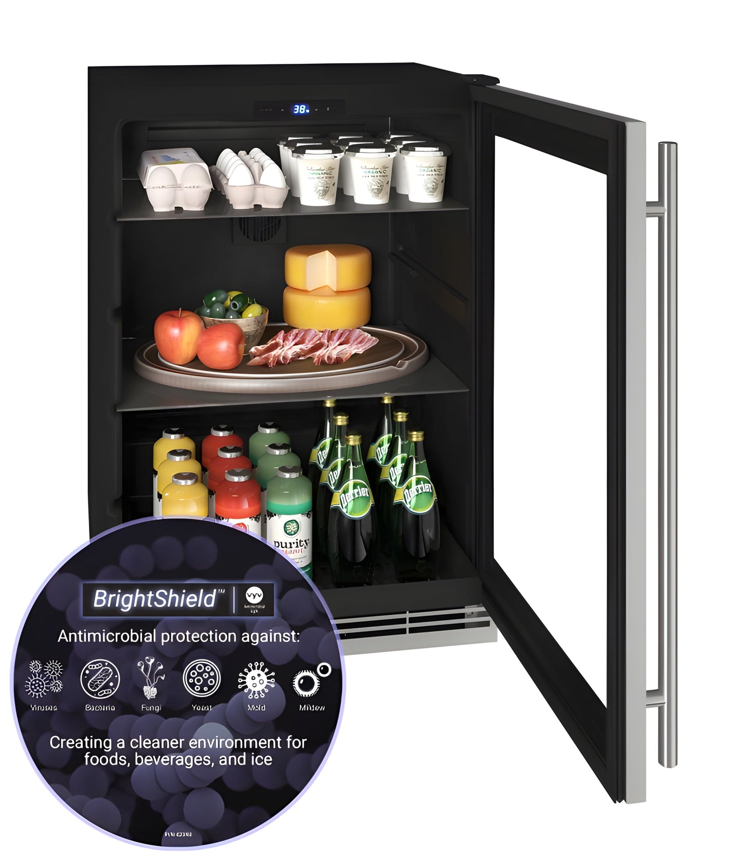 U-Line - 24" 1 Class Refrigerator - 115V - HRE124 - UHRE124-SG81A