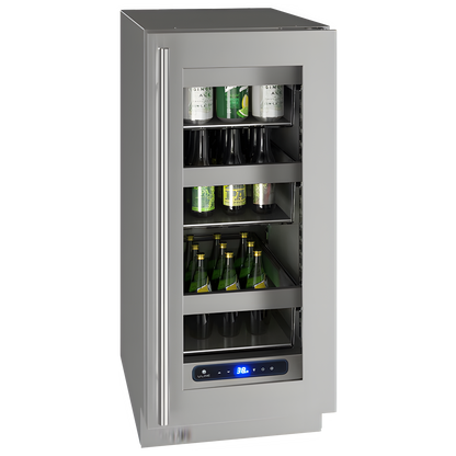 U-Line - 15" 5 Class Slide & Secure™ Refrigerator - HRE515 - UHRE515-SS01A
