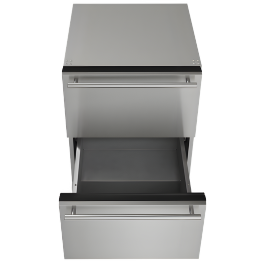 U-Line - 24" Refrigerator Drawers - 115 V - ODR124 - UODR124-SS61A