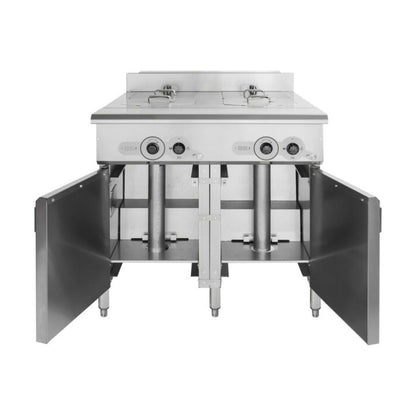 Vulcan VCS36D Double Tank 36" Versatile Chef Station / Multifunctional Cooker - 208/240V - VCS36D